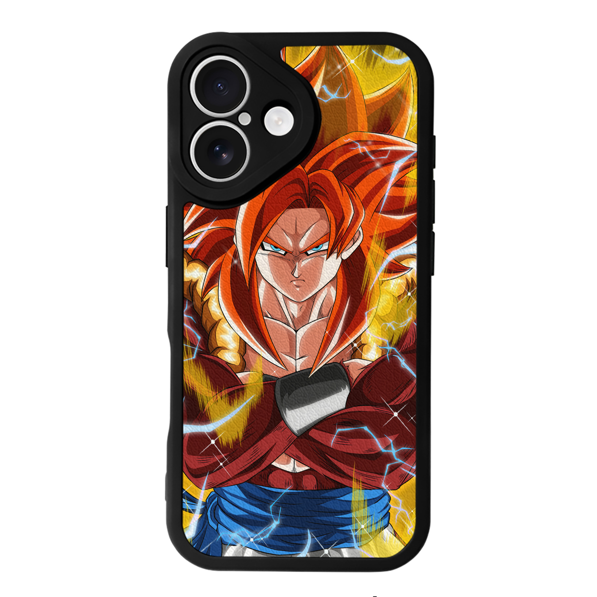 （画像用） ドラゴンボール DRAGON BALL 【iPhone 16シリーズ対応】シリコンスマホケース（レザー調） 材質：シリコン